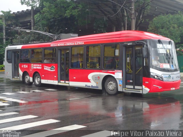 Himalaia Transportes > Ambiental Transportes Urbanos 4 1534 na cidade de São Paulo, São Paulo, Brasil, por Felipe Vitor Paixão Vieira. ID da foto: 1731473.