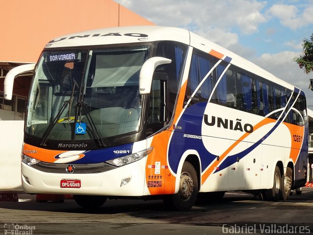 Expresso União 10261 na cidade de Rio de Janeiro, Rio de Janeiro, Brasil, por Gabriel Valladares. Número da foto: #1732307.