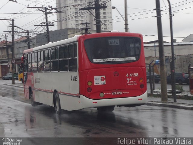 Nova Aliança  4 > Empresa de Transportes Novo Horizonte 4 4198 na cidade de São Paulo, São Paulo, Brasil, por Felipe Vitor Paixão Vieira. Número da foto: #1731482.