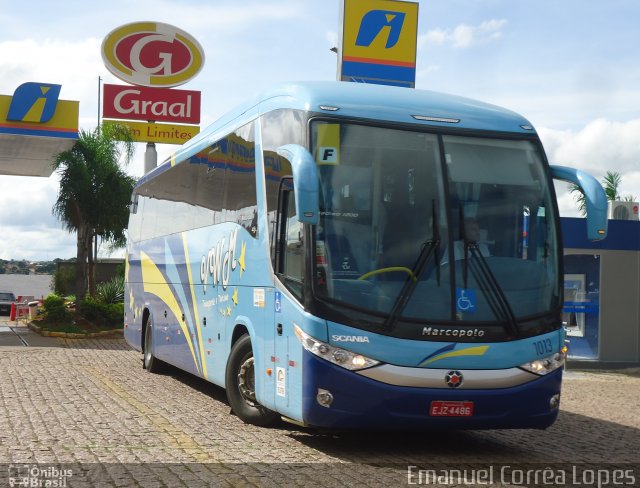 VWM Transportes e Turismo 1013 na cidade de Bauru, São Paulo, Brasil, por Emanuel Corrêa Lopes. ID da foto: 1732229.