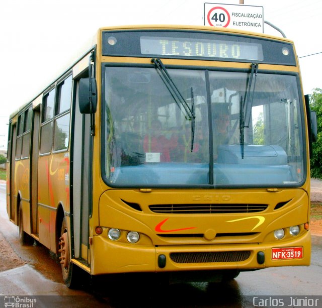 TCA - Transportes Coletivos Anápolis 9757 na cidade de Goiânia, Goiás, Brasil, por Carlos Júnior. ID da foto: 1730742.