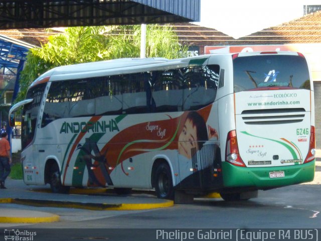 Empresa de Transportes Andorinha 6246 na cidade de Presidente Prudente, São Paulo, Brasil, por Phelipe Gabriel Campos de Souza. Número da foto: #1731569.