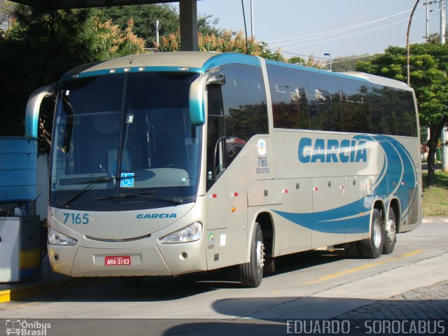 Viação Garcia 7165 na cidade de São Paulo, São Paulo, Brasil, por EDUARDO - SOROCABUS. Número da foto: #1731699.