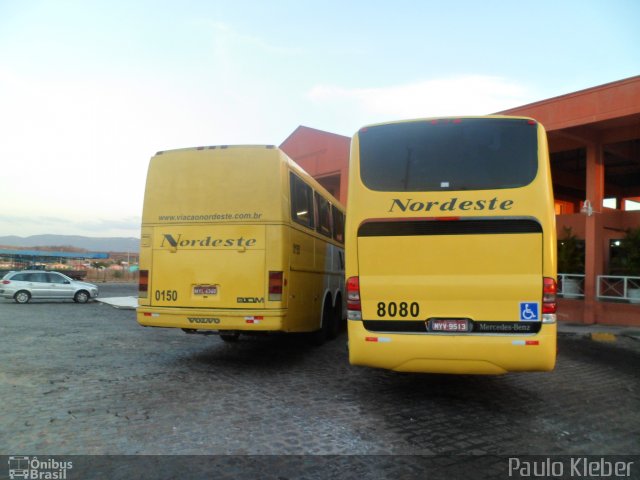 Viação Nordeste 8080 na cidade de Lajes, Rio Grande do Norte, Brasil, por Paulo Kleber. Número da foto: #1732524.