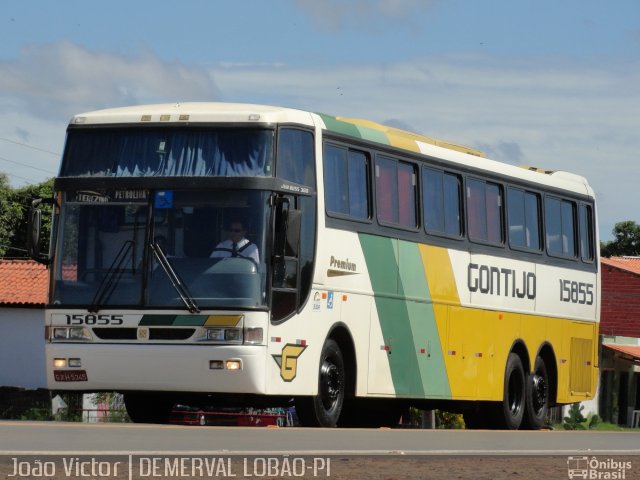 Empresa Gontijo de Transportes 15855 na cidade de Demerval Lobão, Piauí, Brasil, por João Victor. ID da foto: 1731366.