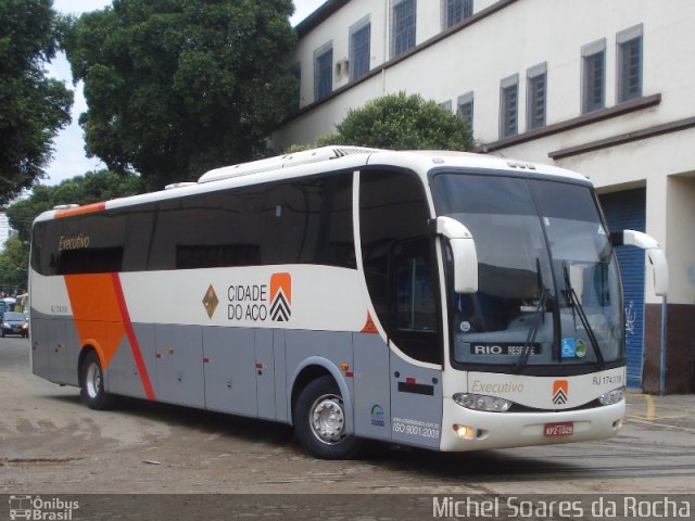 Viação Cidade do Aço RJ 174.119 na cidade de Rio de Janeiro, Rio de Janeiro, Brasil, por Michel Soares da Rocha. Número da foto: #1731367.