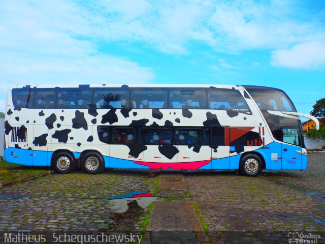 UTIL - União Transporte Interestadual de Luxo 11104 na cidade de São Vicente, São Paulo, Brasil, por Matheus  Scheguschewsky. Número da foto: #1732801.