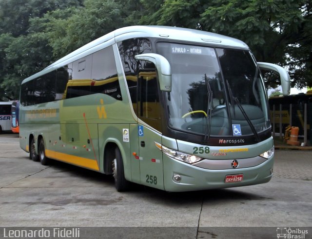 Viação Itapemirim 258 na cidade de São Paulo, São Paulo, Brasil, por Leonardo Fidelli. Número da foto: #1734385.