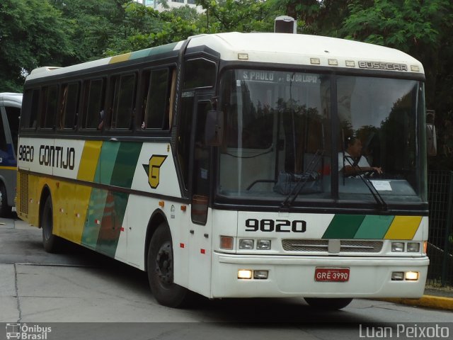 Empresa Gontijo de Transportes 9820 na cidade de São Paulo, São Paulo, Brasil, por Luan Peixoto. ID da foto: 1733430.