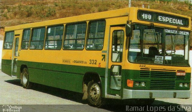 Viação Osasco 332 na cidade de Osasco, São Paulo, Brasil, por Itamar Lopes da Silva. ID da foto: 1733395.