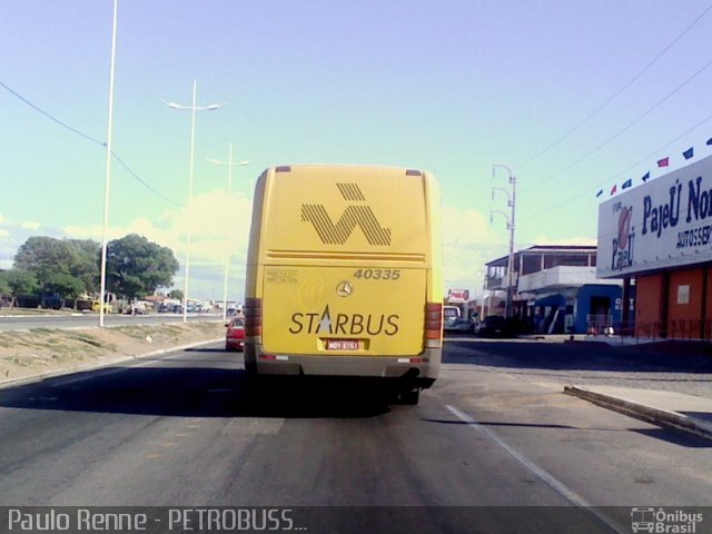 Viação Itapemirim 40335 na cidade de Petrolina, Pernambuco, Brasil, por Paulo Renne. ID da foto: 1734244.