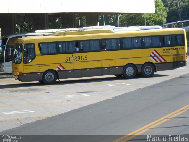 Viação Itapemirim 40397 na cidade de Ribeirão Preto, São Paulo, Brasil, por Marcio Freitas. ID da foto: 1733912.