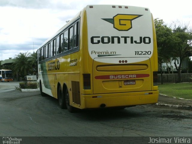 Empresa Gontijo de Transportes 11220 na cidade de Curvelo, Minas Gerais, Brasil, por Josimar Vieira. ID da foto: 1733114.