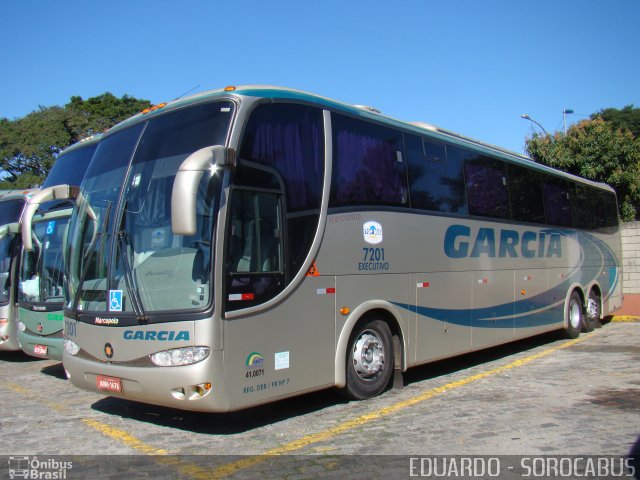 Viação Garcia 7201 na cidade de São Paulo, São Paulo, Brasil, por EDUARDO - SOROCABUS. Número da foto: #1733977.