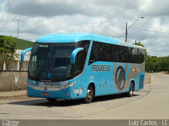Auto Viação Progresso 6201 na cidade de Recife, Pernambuco, Brasil, por Luiz Carlos de Santana. Número da foto: #1734088.