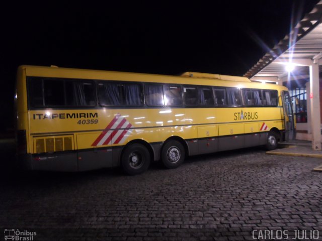 Viação Itapemirim 40359 na cidade de Casimiro de Abreu, Rio de Janeiro, Brasil, por Carlos Julio. ID da foto: 1733325.