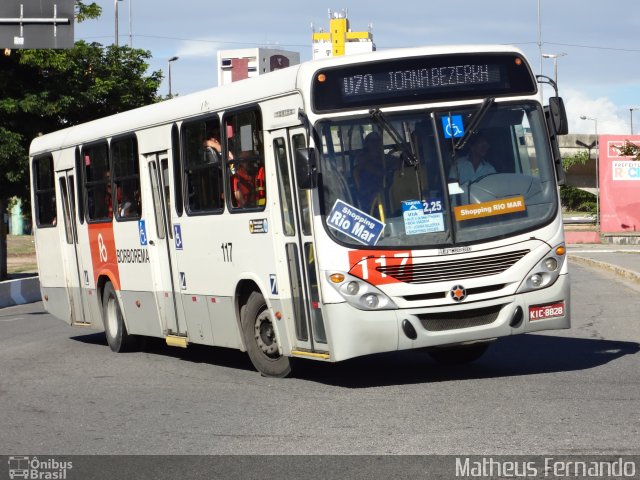 Borborema Imperial Transportes 117 na cidade de Recife, Pernambuco, Brasil, por Matheus Fernando. Número da foto: #1736322.