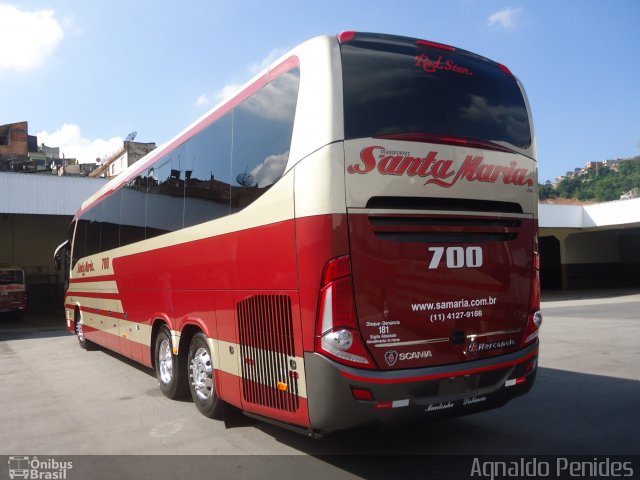 Santa Maria Fretamento e Turismo > Transportes Santa Maria(SP) 700 na cidade de São Bernardo do Campo, São Paulo, Brasil, por Agnaldo Penides. Número da foto: #1736070.