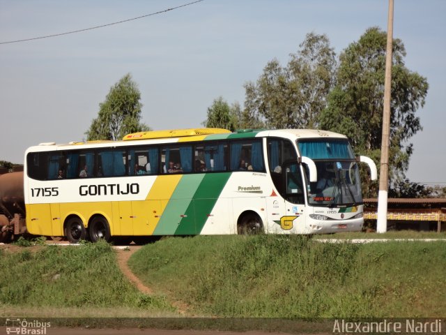 Empresa Gontijo de Transportes 17155 na cidade de Rondonópolis, Mato Grosso, Brasil, por Alexandre Rodrigo. Número da foto: #1735427.