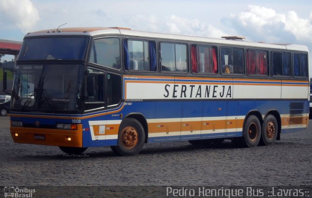 Viação Sertaneja 1800 na cidade de Ribeirão Vermelho, Minas Gerais, Brasil, por Pedro Henrique Gumercindo da Silva. ID da foto: 1737020.