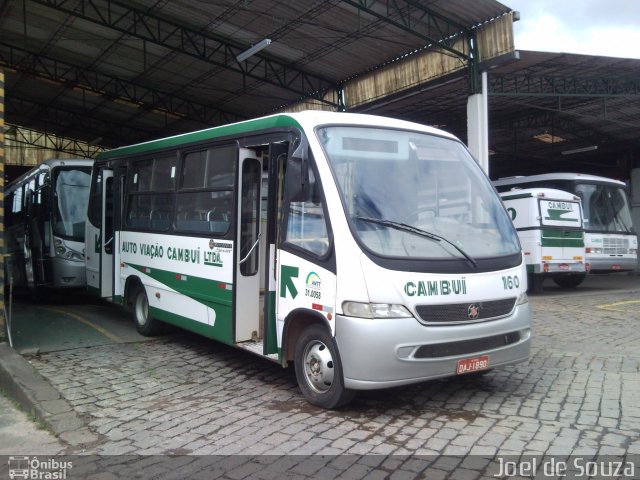 Auto Viação Cambuí 160 na cidade de Cambuí, Minas Gerais, Brasil, por Joel de Souza. ID da foto: 1736274.