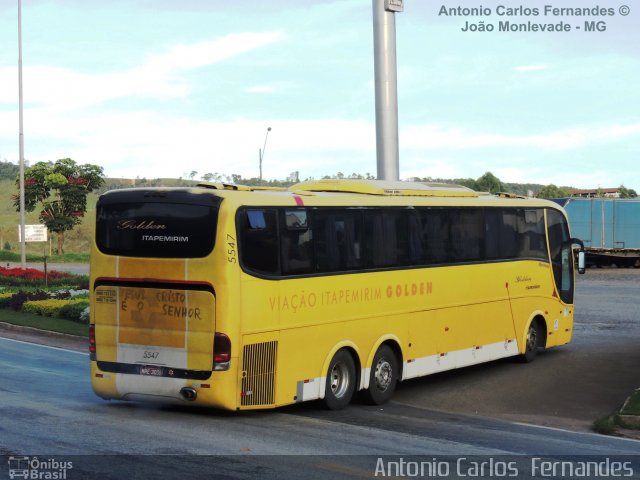 Viação Itapemirim 5547 na cidade de João Monlevade, Minas Gerais, Brasil, por Antonio Carlos Fernandes. Número da foto: #1735181.