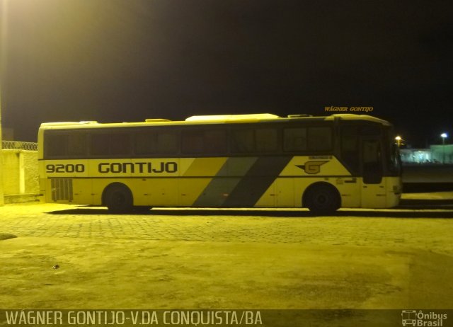 Empresa Gontijo de Transportes 9200 na cidade de Vitória da Conquista, Bahia, Brasil, por Wagner Gontijo Várzea da Palma-mg. Número da foto: #1737412.