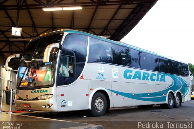 Viação Garcia 7191 na cidade de Londrina, Paraná, Brasil, por Pedroka Ternoski. Número da foto: #1738858.