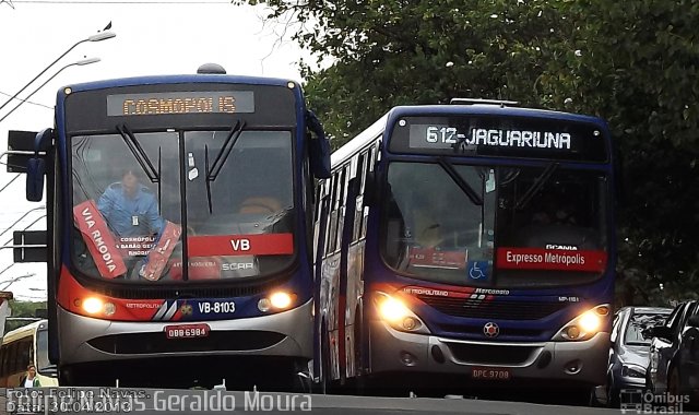 Expresso Metrópolis Transportes e Viagens MP-1161 na cidade de Campinas, São Paulo, Brasil, por Felipe Navas Geraldo Moura . ID da foto: 1737394.