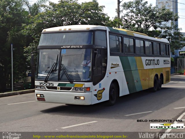 Empresa Gontijo de Transportes 15535 na cidade de Belo Horizonte, Minas Gerais, Brasil, por Valter Francisco. Número da foto: #1737655.