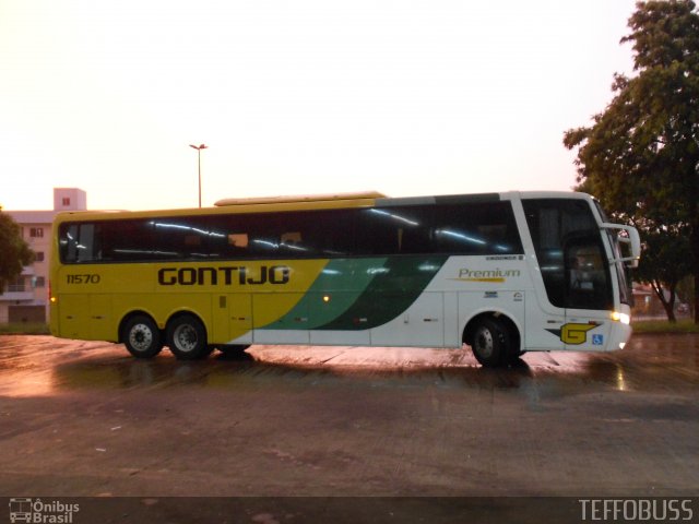 Empresa Gontijo de Transportes 11570 na cidade de Cascavel, Paraná, Brasil, por Stefano  Rodrigues dos Santos. Número da foto: #1738294.