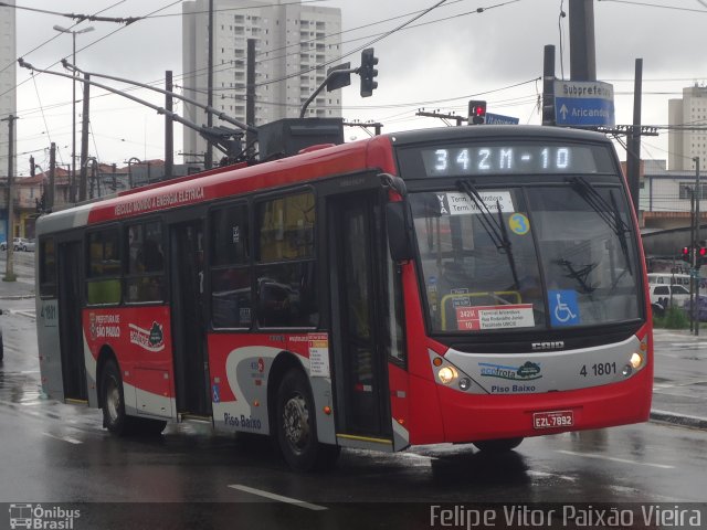 Himalaia Transportes > Ambiental Transportes Urbanos 4 1801 na cidade de São Paulo, São Paulo, Brasil, por Felipe Vitor Paixão Vieira. ID da foto: 1737489.