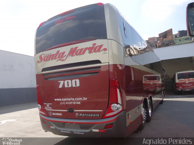 Santa Maria Fretamento e Turismo > Transportes Santa Maria(SP) 700 na cidade de São Bernardo do Campo, São Paulo, Brasil, por Agnaldo Penides. Número da foto: #1740293.
