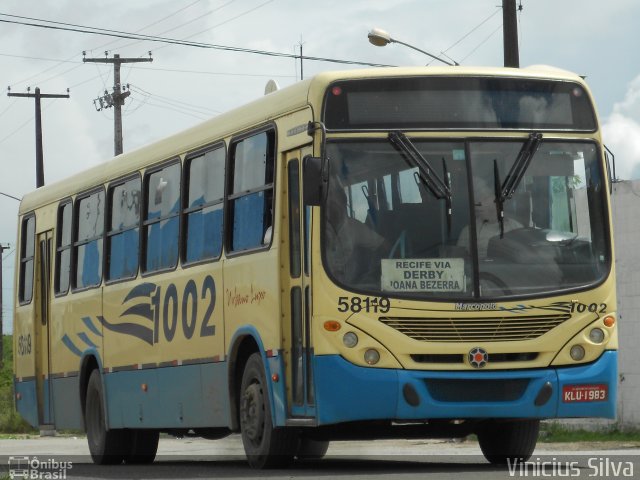 Expresso 1002 58119 na cidade de Recife, Pernambuco, Brasil, por Vinicius Silva. Número da foto: #1742753.