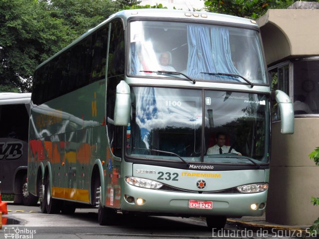 Viação Itapemirim 232 na cidade de São Paulo, São Paulo, Brasil, por Eduardo de Souza Sá. Número da foto: #1742612.