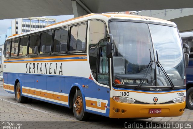 Viação Sertaneja 1180 na cidade de Belo Horizonte, Minas Gerais, Brasil, por Carlos Eduardo Lopes. Número da foto: #1742736.