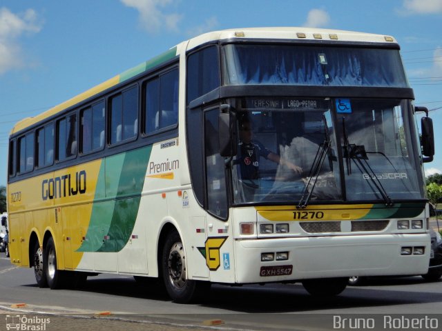 Empresa Gontijo de Transportes 11270 na cidade de Teresina, Piauí, Brasil, por Bruno  Roberto. ID da foto: 1742375.