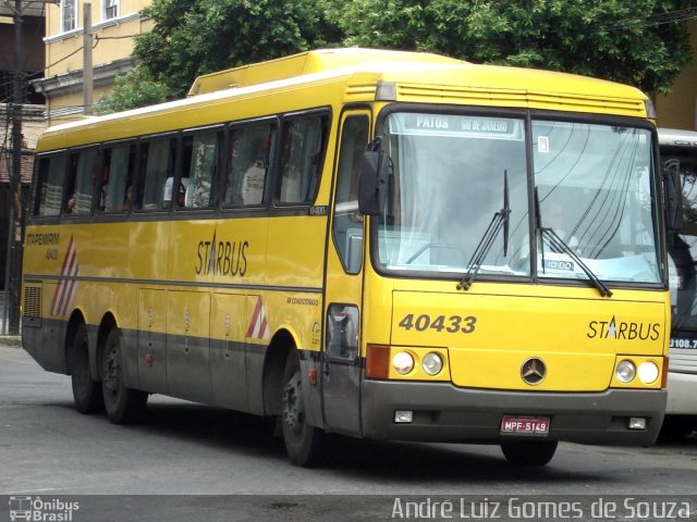 Viação Itapemirim 40433 na cidade de Rio de Janeiro, Rio de Janeiro, Brasil, por André Luiz Gomes de Souza. Número da foto: #1742577.