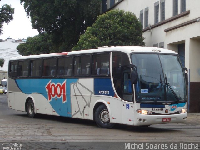 Auto Viação 1001 RJ 108.088 na cidade de Rio de Janeiro, Rio de Janeiro, Brasil, por Michel Soares da Rocha. Número da foto: #1742592.