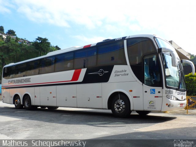 Auto Viação Catarinense 2909 na cidade de Santos, São Paulo, Brasil, por Matheus  Scheguschewsky. ID da foto: 1742096.