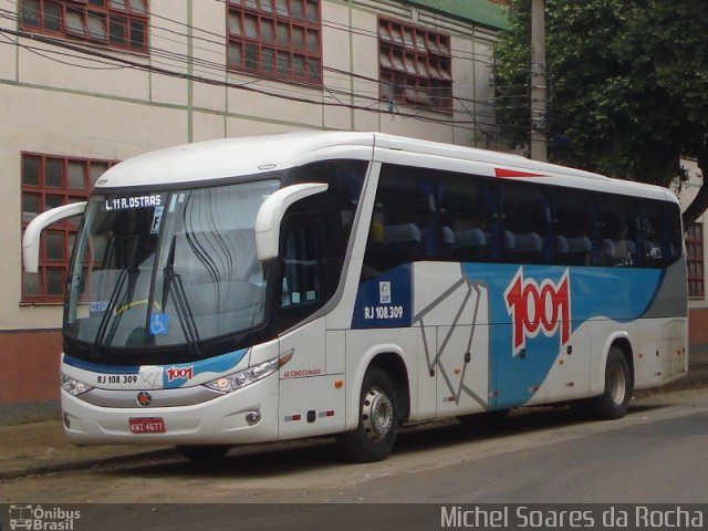 Auto Viação 1001 RJ 108.309 na cidade de Rio de Janeiro, Rio de Janeiro, Brasil, por Michel Soares da Rocha. Número da foto: #1742625.