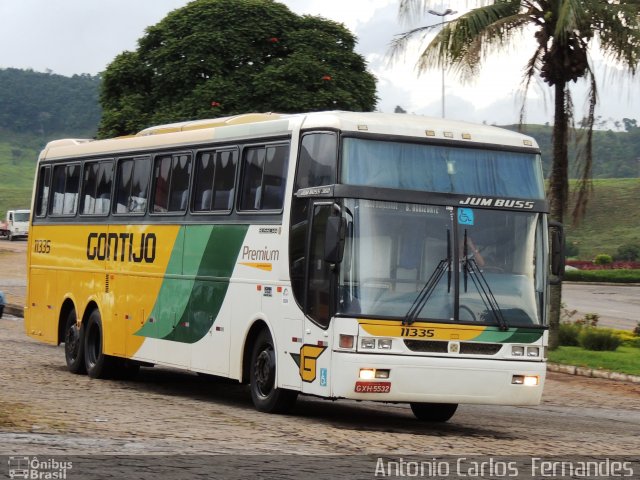 Empresa Gontijo de Transportes 11335 na cidade de João Monlevade, Minas Gerais, Brasil, por Antonio Carlos Fernandes. ID da foto: 1706155.