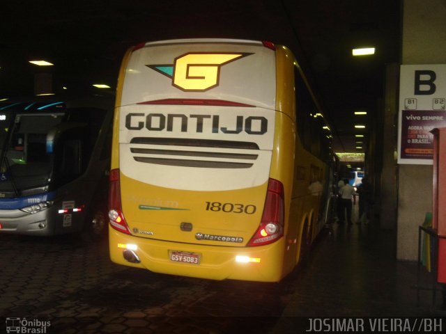 Empresa Gontijo de Transportes 18030 na cidade de Belo Horizonte, Minas Gerais, Brasil, por Josimar Vieira. Número da foto: #1707905.