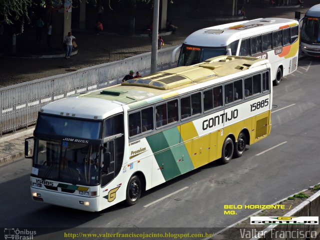 Empresa Gontijo de Transportes 15885 na cidade de Belo Horizonte, Minas Gerais, Brasil, por Valter Francisco. ID da foto: 1708242.