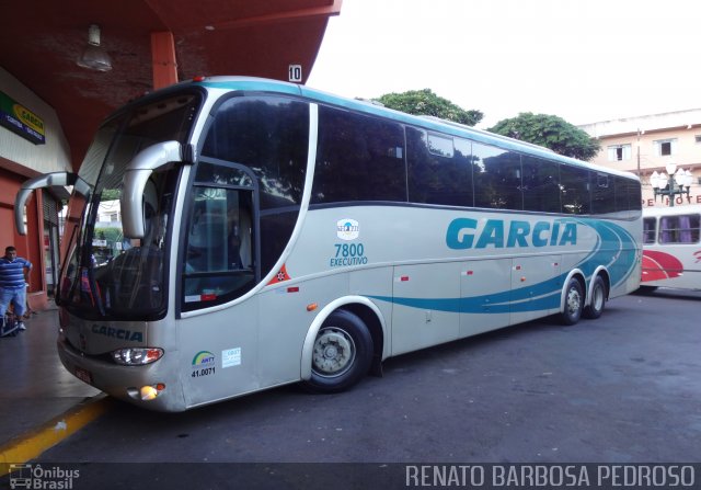 Viação Garcia 7800 na cidade de Umuarama, Paraná, Brasil, por Renato Barbosa Pedroso. Número da foto: #1707094.
