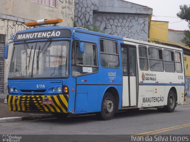 Viação Cidade Dutra 6 114 na cidade de São Paulo, São Paulo, Brasil, por Ivan da Silva Lopes. Número da foto: #1706770.