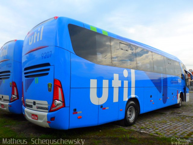 UTIL - União Transporte Interestadual de Luxo 9207 na cidade de São Vicente, São Paulo, Brasil, por Matheus  Scheguschewsky. Número da foto: #1706051.