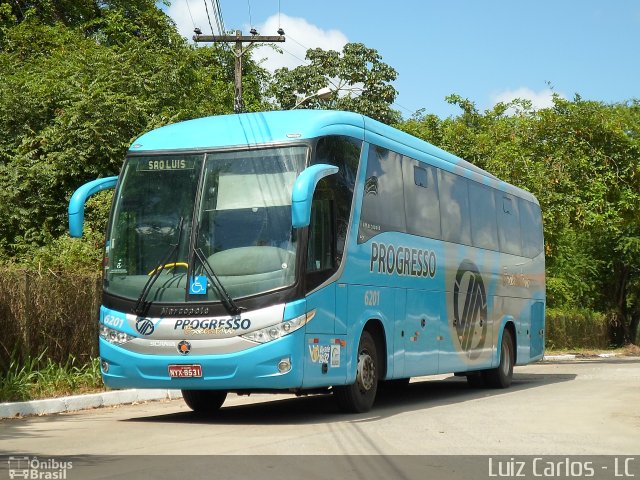 Auto Viação Progresso 6201 na cidade de Recife, Pernambuco, Brasil, por Luiz Carlos de Santana. Número da foto: #1707535.