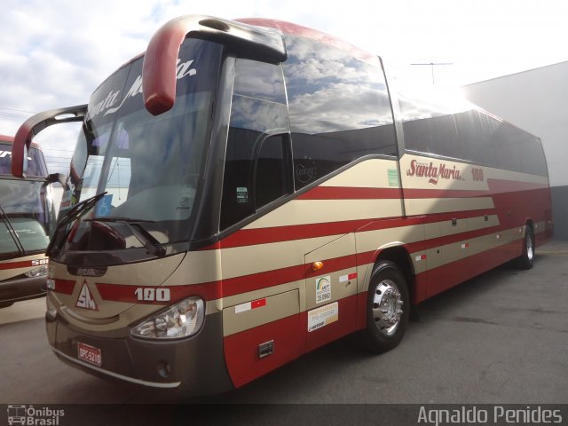 Santa Maria Fretamento e Turismo > Transportes Santa Maria(SP) 100 na cidade de São Bernardo do Campo, São Paulo, Brasil, por Agnaldo Penides. Número da foto: #1708110.