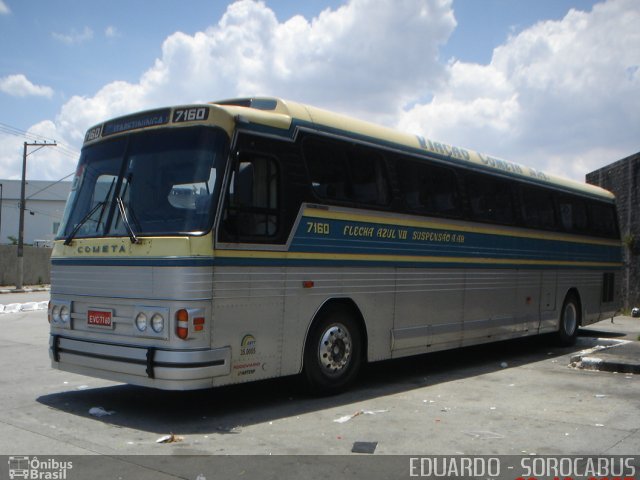 Viação Cometa 7160 na cidade de São Paulo, São Paulo, Brasil, por EDUARDO - SOROCABUS. ID da foto: 1705925.